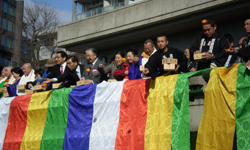 聖徳太子節分会 豆まき