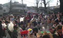 聖徳太子節分会 豆まき