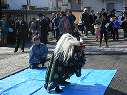 聖徳太子節分会 獅子舞