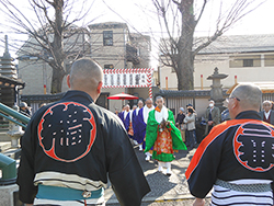 聖徳太子節分会 お練り