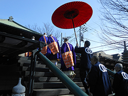 聖徳太子節分会 お練り