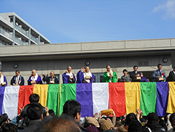 聖徳太子節分会 豆まき