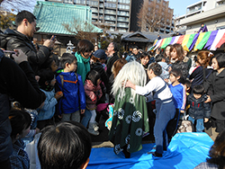 聖徳太子節分会　お囃子