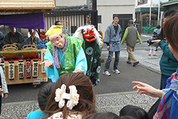 聖徳太子節分会 お囃子