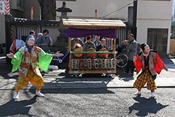 聖徳太子節分会 お囃子