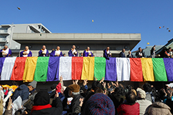 聖徳太子節分会 豆まき