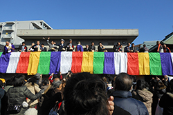 聖徳太子節分会 豆まき