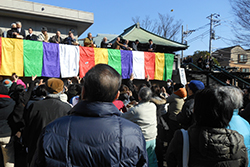 聖徳太子節分会 豆まき