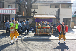 聖徳太子節分会 お囃子