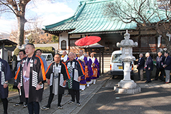 聖徳太子節分会 お練り