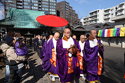 聖徳太子節分会 お練り