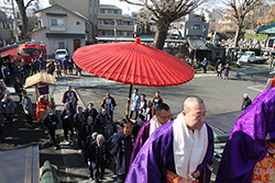 聖徳太子節分会 お練り