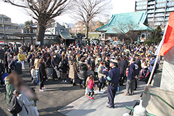 聖徳太子節分会 豆まき