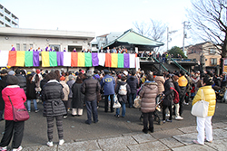 聖徳太子節分会 豆まき