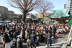 聖徳太子節分会 豆まき