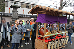 聖徳太子節分会 お囃子