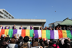 聖徳太子節分会 豆まき