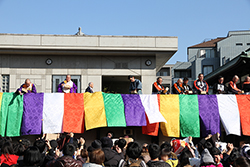 聖徳太子節分会 豆まき