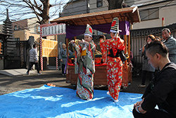 聖徳太子節分会 お囃子