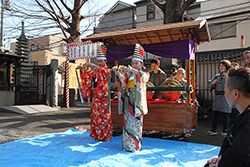 聖徳太子節分会 お囃子