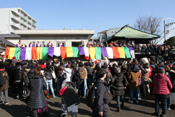 聖徳太子節分会 豆まき