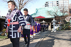 聖徳太子節分会 お練り