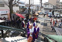 聖徳太子節分会　お練り