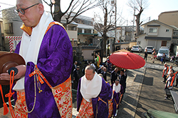 聖徳太子節分会　お練り