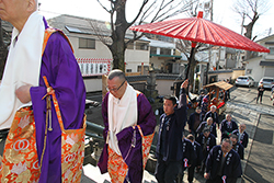 聖徳太子節分会　お練り