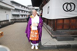 聖徳太子節分会 円泉寺住職