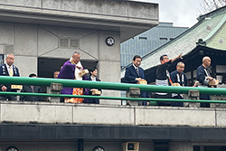 聖徳太子節分会 豆まき