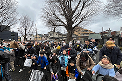 聖徳太子節分会 豆まき