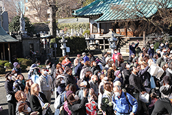 聖徳太子節分会 豆まき